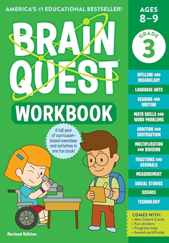 Brain Quest Workbook: 3rd Grade Revised Edition (Brain Quest Workbooks) von Workman Publishing